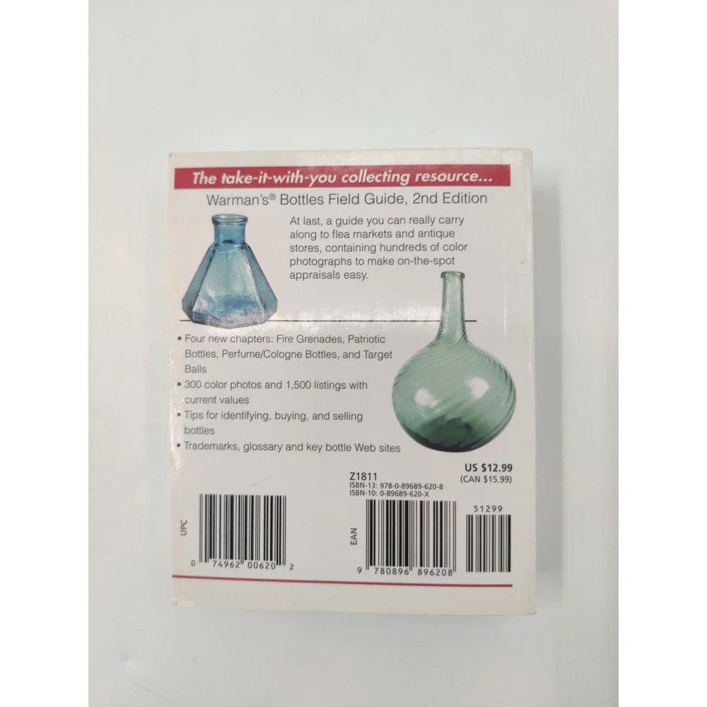 Warman's Bottles Field Guide 2nd Edition Values‎ and Identification Book